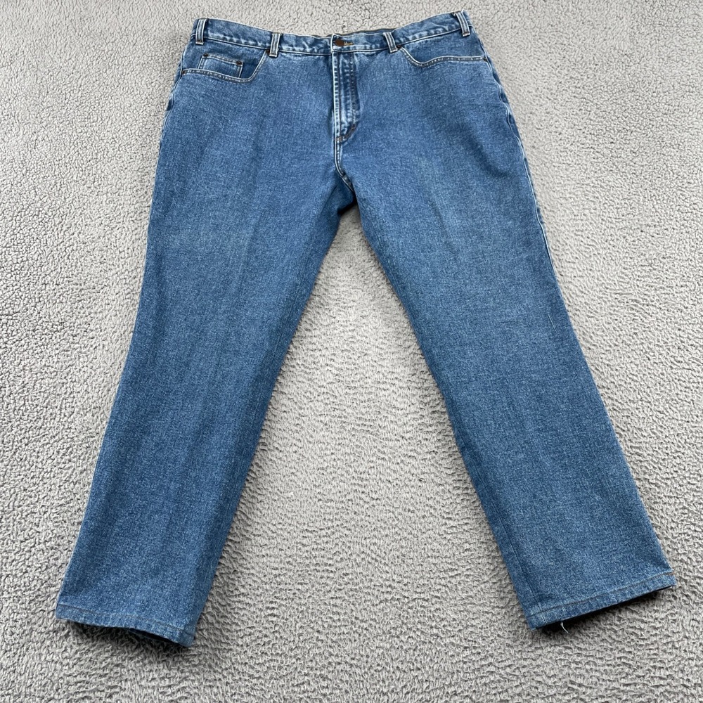 Pendleton Jeans Mens 42x30 Blue Denim Straight Leg 100% Cotton Classic Casual